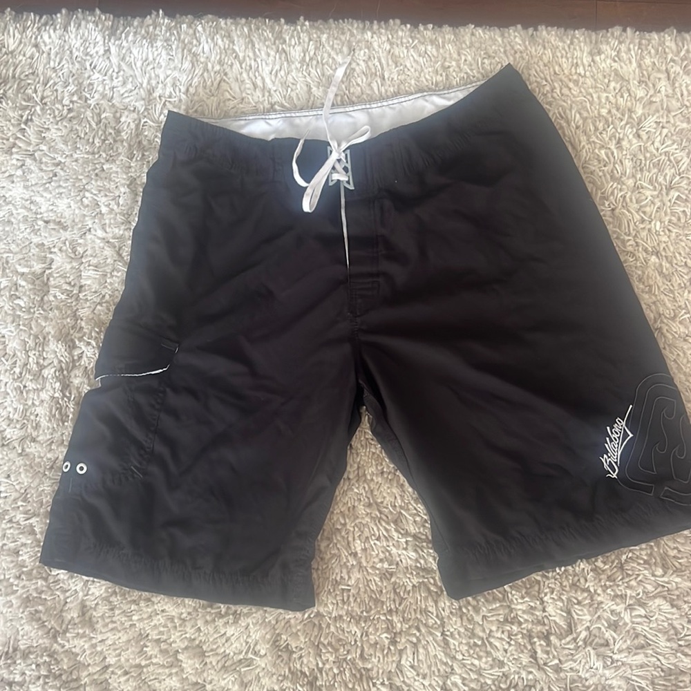 Billabong swim trunks- size 38 - black